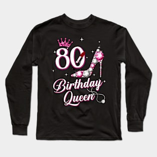 80 Queen 80Th Long Sleeve T-Shirt